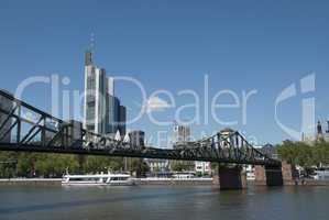 Skyline of Frankfurt, Eiserner Steg