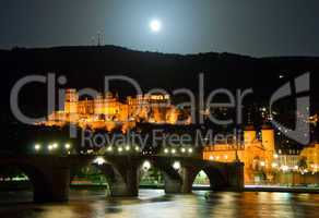 The Red Castle in Heidelberg, Germany