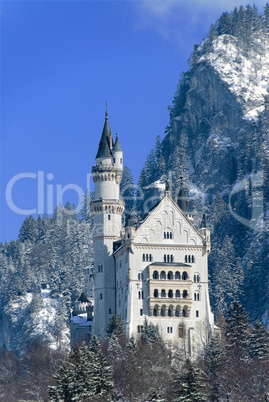 the castle of Neuschwanstein, Fuessen, Gerrmany