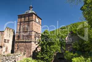 The tower of the red castle, Heidelberg