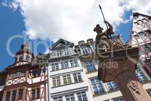 Traditional houses in the R?mer, Frankfurt am Main, Germany