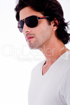 attractive young man with sunglass