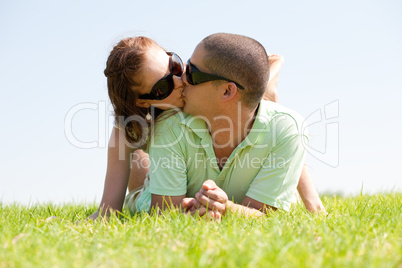 young Couple kiss