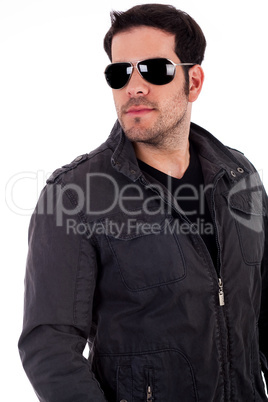 stylish man wearing sunglasses