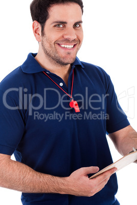 closeup of smiling man