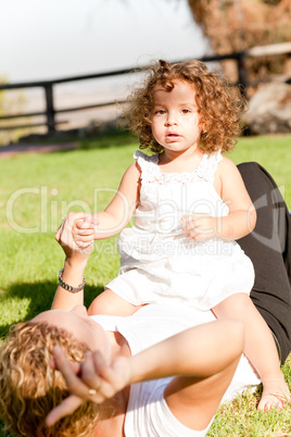 Mom and daughter