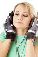 teenage girl in headphones #2