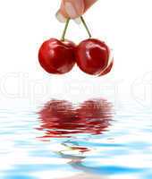 wet cherry