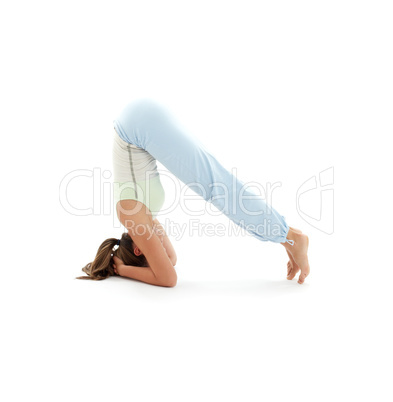 salamba sirsasana supported headstand #4