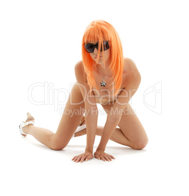 orange hair girl pin-up #4