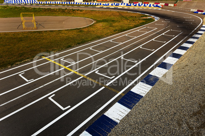 sport track turn