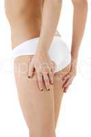 healthy back in white panties #2