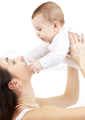happy mother with baby boy #2