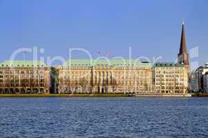 Hauptsitz einer Hamburger Reederei an der Binnenalster