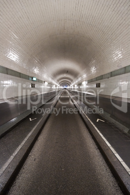 Der Alte Elbtunnel in Hamburg