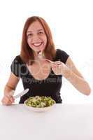 Salat essen