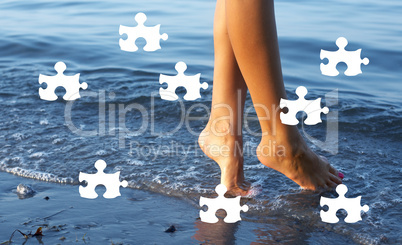 day at the beach puzzle