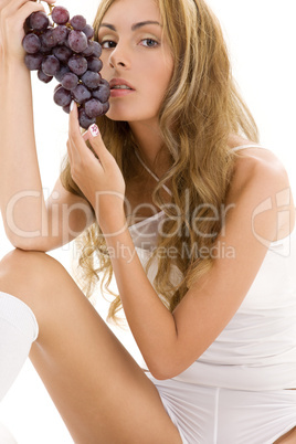 dark grapes