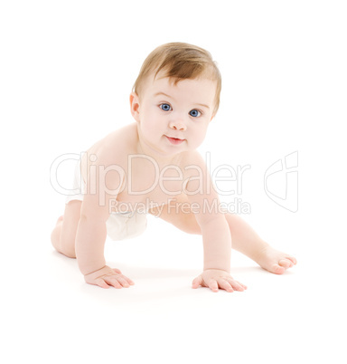 crawling baby boy