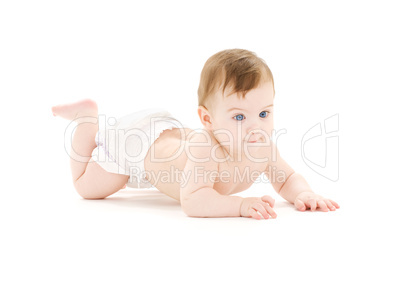 crawling baby boy