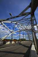 Metal frame and bridge