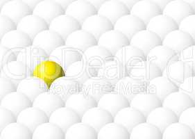 yellow ball out