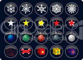 xmas buttons new