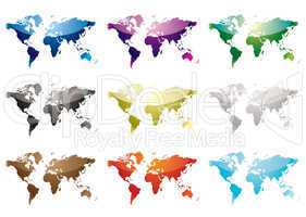 world map nine