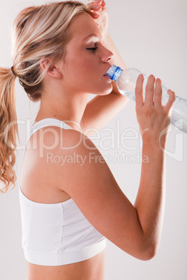 drinking water