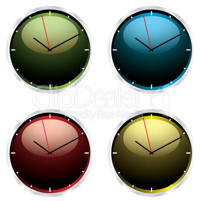 variations modern wall clock