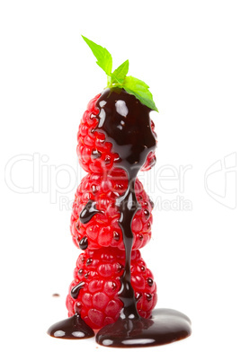 gestapelte Himbeeren/ stacked raspberry