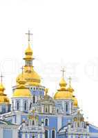 Beautiful Orthodox cathedral in Kyiv
