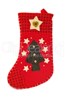Christmas is coming - Red stocking for gifts