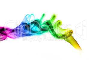 Magic Abstract colored smoke pattern