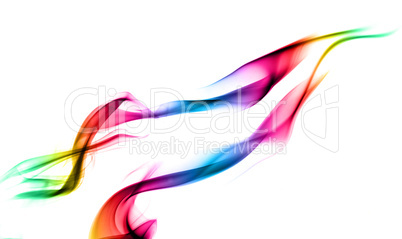 Red Green Blue - colorful fume abstract