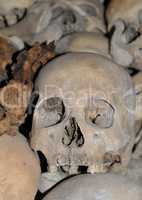 human skuls in cambodia