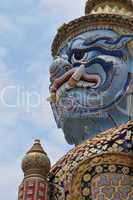 guardian statue in thai temple