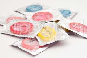 bunte Kondome