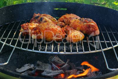 Grillen Hähnchen - grilling chicken 04