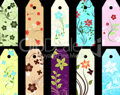 floral bookmark