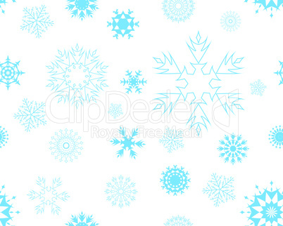 seamless snowflakes background