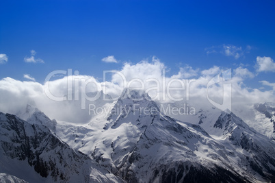 Mountains in cloud