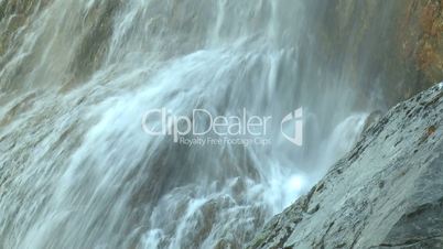 Cascade of falling water