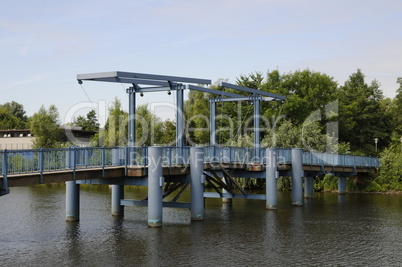 Blaue Brücke in Friedrichstadt