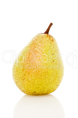 Pear on white background