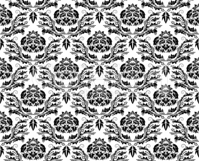 seamless damask pattern