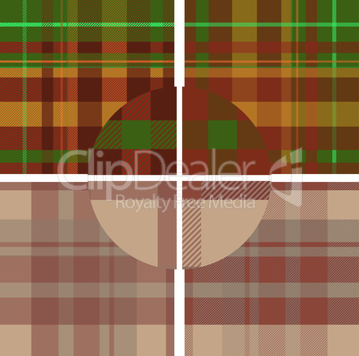 textile seamless pattern set