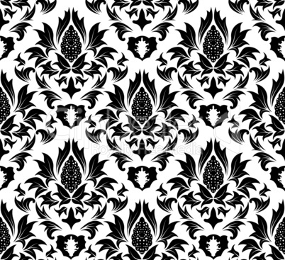 seamless damask pattern