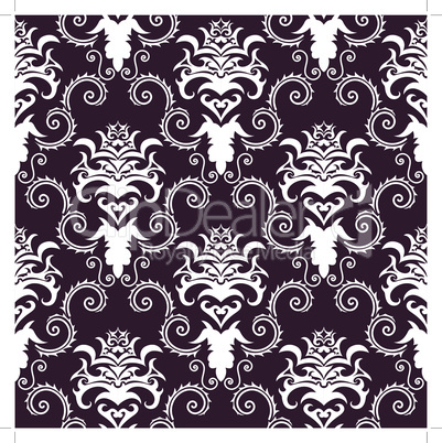 seamless damask pattern