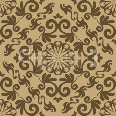 seamless damask pattern